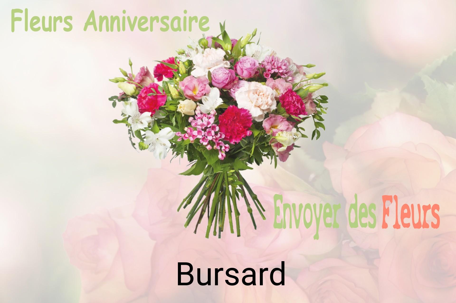 Bouquet de fleurs d’anniversaire livré à Bursard
